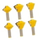 thumbnail image 1 of 6 piezas de pegamento de boca de pájaro multilateral de servicio Macarena Bit de enrutador de inglete de bloqueo Macarena Bit de enrutador de inglete de bloqueo, 1 of 8