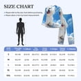 thumbnail image 4 of Fotbe Cute Cloud Bichon Frise Pijama de Hombre con Estampado de Manga Larga, Conjunto de 2 Piezas, Ropa de Dormir Suave y Cómoda con Bolsillos-Large, 4 of 7