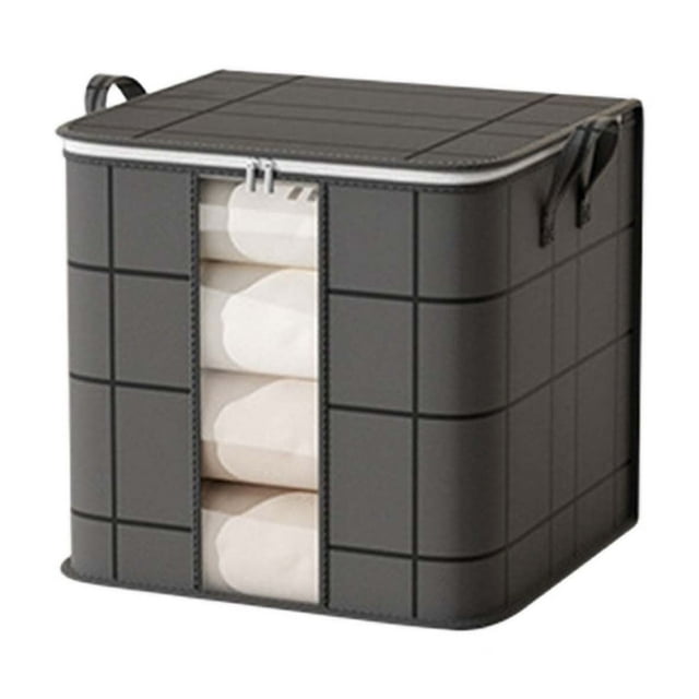 Organisateur de Vêtements pour Garde-Robe Sac de Rangement pour Vêtements Panier de Rangement Pliable en Non-Tissé pour la Maison Boîte de Tri pour Garde-Robe Boîte de Rangement Transparente pour Vêtements Sac de Rangement Organisateur