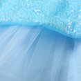 thumbnail image 4 of Disney Frozen Toddler Girls Dresses Sets Elsa Graphic Tee Ruffled Top with Mesh Sequin Skirt Size 3-4T, 4 of 9