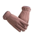 thumbnail image 2 of Winter Gloves For Women - Suede Gloves with Bow - Finest Selection, 2 of 8
