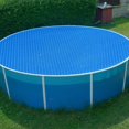 thumbnail image 3 of Cubierta para piscina, manta solar para piscina, piscina climatizada con energía solar, manta calefactora de burbujas, para jardín, patio, césped, piscina, verano, invierno, spa, estanque PE, 3 of 5