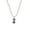 Clear, variant on Pair of Dice Blue Crystal Fiona Necklace
