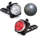 thumbnail image 2 of Luces para bicicleta 2 uds, luz para bicicleta recargable por USB, faro delantero superbrillante, luz LED para bicicleta, luz trasera para bicicleta, juego de luces delanteras Ormromra LL-0237, 2 of 4