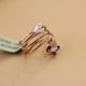 thumbnail image 2 of Qarigey Anillo de apertura para mujer, anillos de animales de cobre, joyería chapada en mano ajustable para novia para citas, joyas de regalo para Ropa, zapatos y accesorios Miscelánea Qarigey AP014533-01, 2 of 6