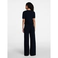 thumbnail image 3 of Time and Tru Women's and Women’s Plus Short Sleeve Sweater and Pants Set, 2-Piece, Sizes XS-4X, 3 of 5