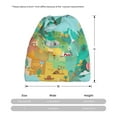 thumbnail image 3 of Honeii USA Tourist Map Print Winter Beanie Daily Hat - Thermal Polar Fleece Ski Running Hat Skull Cap for Men and Women,Beanie, 3 of 8