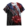 thumbnail image 6 of 2026 250th Anniversary of USA: Women's CrewNeck Short Sleeve Shirt Celebration Patriotic Flag Print 1776-2026 Tshirt, Vintage Commemorative Women's Long Sleeve Shirt 4th of July Dark Gray XXL, 6 of 6