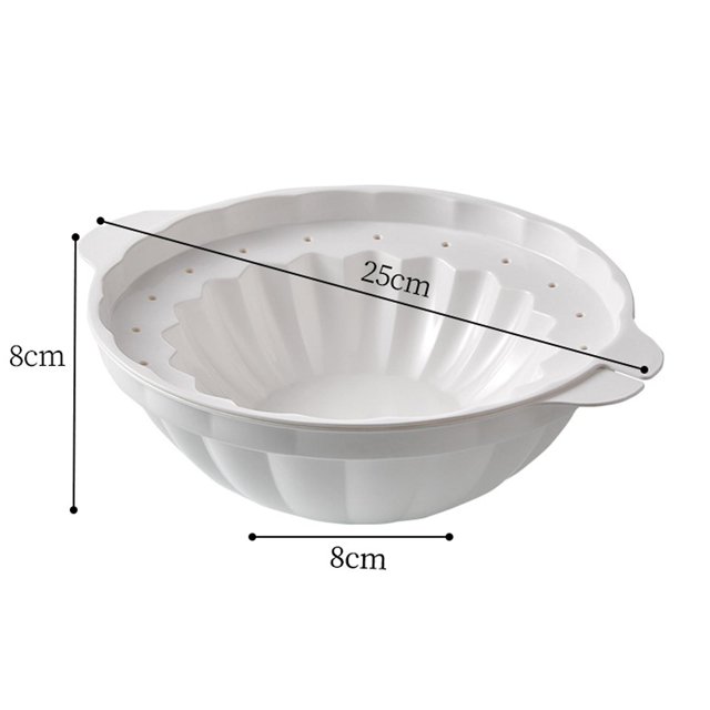 Molde de silicona para hacer helados caseros, reutilizable, para chocolate, L, color blanco