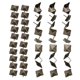 thumbnail image 2 of 50 Uds Tapicería Vintage Puerta Clavo Retro Hierro Cian Bronce Muebles sofá Puerta Muebles Decorativos Tachuelas Accesorios de Hardware ANGGREK  Otros, 2 of 8