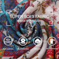 thumbnail image 2 of HSHDLDF Foulard Boho pour Femmes Légère à Imprimé Floral Foulard Automne Hiver Mode Châle à Franges, 2 of 5