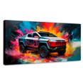 thumbnail image 1 of Cuadro Decorativo Canvas Cyber Colors Truck 140x70, 1 of 4
