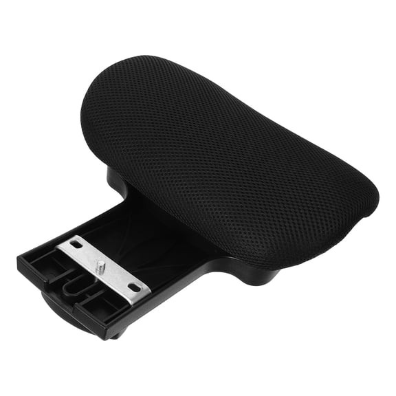 OFFIGAM Adjustable Black Office Chair Headrest, Ergonomic Neck Support Pillow Attachment for Comfortable Desk Seating Use