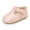 Pink, variant on Yoyauz Baby Girl Mary Jane Shoes Anti Slip Rubber Sole Ballet Slippers Princess Dress Wedding Shoes Newborn Kids Shoes Toddler Shoes（0-12 Month）