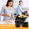 thumbnail image 4 of HLONK 3 Pack Vegetable Storage Tins Metal Onion Garlic Potato Jars Set  Kitchen Canisters Vegetable Keeper Containers with Aerating Holes and Wooden Lid, 4 of 11