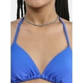 thumbnail image 4 of No Boundaries Women's Triangle Tie Bikini Top, Sizes XXS-XXL, 4 of 5