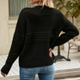 thumbnail image 4 of BLVB Women's Fall Sweaters 2024 Trendy Crew Neck Long Sleeve Solid Casual Ribbed Knit Pullover Sweater Tops, 4 of 9