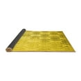 thumbnail image 2 of Ahgly Company Indoor Rectangle Solid Yellow Modern Area Rugs, 2' x 4', 2 of 4