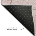thumbnail image 5 of Addison Rugs Mayfield Premium Machine Washable Transitional Lines Pink Round Rug, 8' x 8', 5 of 5