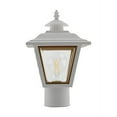 thumbnail image 4 of Nuvo SF77/899 Coach Post Lantern with Acrylic Panels, White, 4 of 4