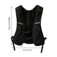 thumbnail image 3 of Running Hydration Vest Lightweight Breathable Sport Backpack for Outdoor Camping Reflective Sweatproof Multifunctional Pack, 3 of 9
