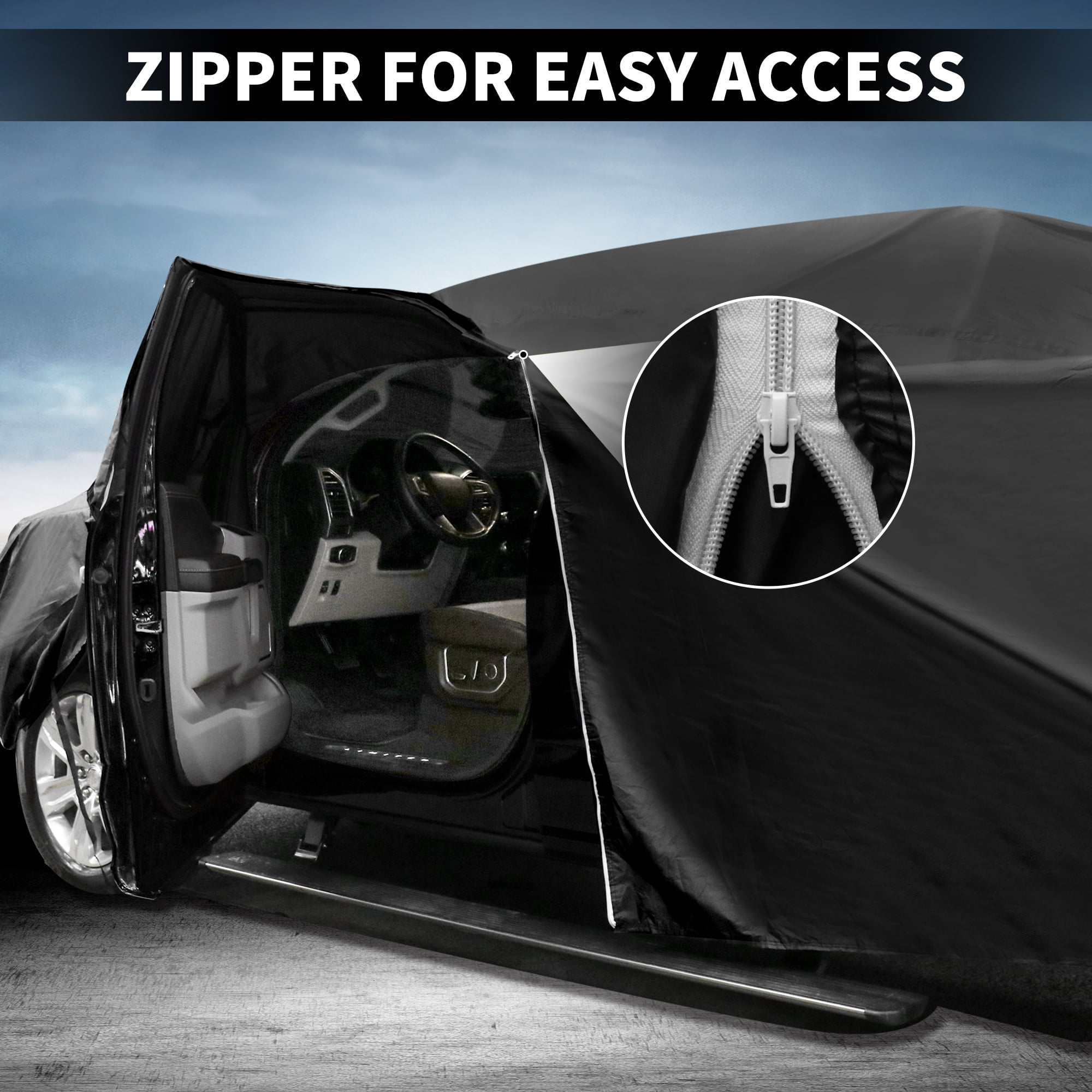 Unique Bargains Aluminum Car Cover for Toyota Grand Highlander 200.79"x76.77"x59.06"