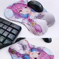 thumbnail image 1 of Ergonomic 3D Cartoon Mouse Pad with Wrist Support for Office Use, 1 of 5