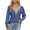 Dark Blue, variant on Bigersell Women Knit Sweater Clearance Hollow Out V-Neck Long Sleeve T-Shirts Ribbed Knitted Pullover Sweaters Blouse Tops Cute Soft Lightweight Tunic Sweatshirts Winter Clothes Light Blue M
