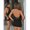 Black, variant on Black X GloRilla High Neck Backless Ruffle Mini Bodycon Dress Club Night