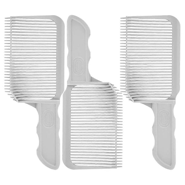 3pcs Barber Fade Comb, Barber Clipper Comb Curved Positioning Hair Cutting Comb Flat Top Combs for Haircuts Blending Salon Hairdresser Styling Tools