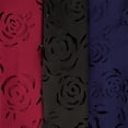 thumbnail image 6 of Zelouf Rose Single Border Lasercut Scuba  , Sewing, DIY, Crafts Fabric by the Yard, Black, 7 Yard, 6 of 6