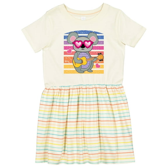 Inktastic Australian Koala Cool Sunset Girls Toddler Dress