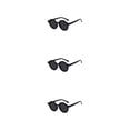 thumbnail image 1 of Minnieouse Gafas de sol ópticas redondas Gafas de bebé Crema Ropa de ojos Accesorios de ropa de moda para protección de ojos Negro brillante Gris Type1 NO1 Minnieouse CBP392224, 1 of 6