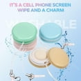thumbnail image 3 of Macaron Phone Screen Cleaner, 2026 New Macaron Mobile Phone Screen Wipe, Portable Mobile Screen Cleaning Cloths Wiper Eye Glasses Cleaning Tools Ball for Phones Laptop Tablet Screens., 3 of 6