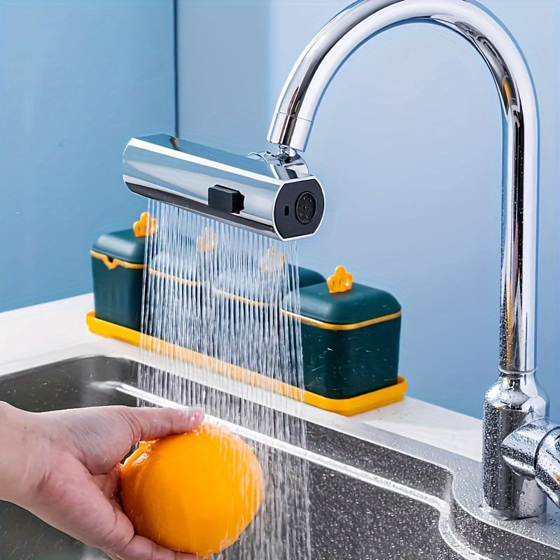 3-Mode Faucet Aerator Adapter, Universal Water Saving Sprayer Nozzle for Kitchen, Bathroom and RV