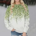 thumbnail image 2 of CNKOO Femmes Sweat-Shirt à Manches Longues Imprimé O Col Pull en Vrac Sweat-Shirt d'Automne, 2 of 4