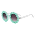 thumbnail image 1 of Gafas de sol retro de margaritas para mujer, gafas de sol redondas de flores para festivales de discoteca, 1 of 5