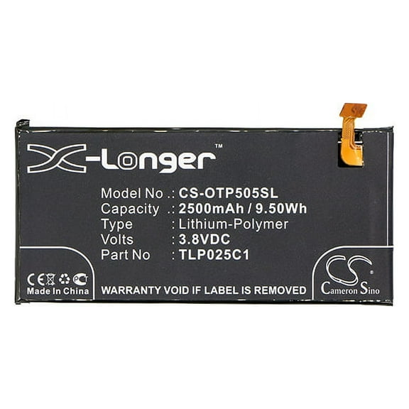 2500mAh TLP025C1 TLP025C2 Battery for Alcatel OT5056W OT-50560