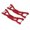 Red, variant on Yihuala 1/5 Remote Control Car Upper Suspension Arms Aluminium Alloy Front/Rear Swing Arms XMaxx Toy Modified Kits