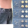 thumbnail image 3 of Ywmsfl Detachable Decorative Waist Buckles Suit Durability Metal Waist Fastener for Jeans Tightening, 3 of 10