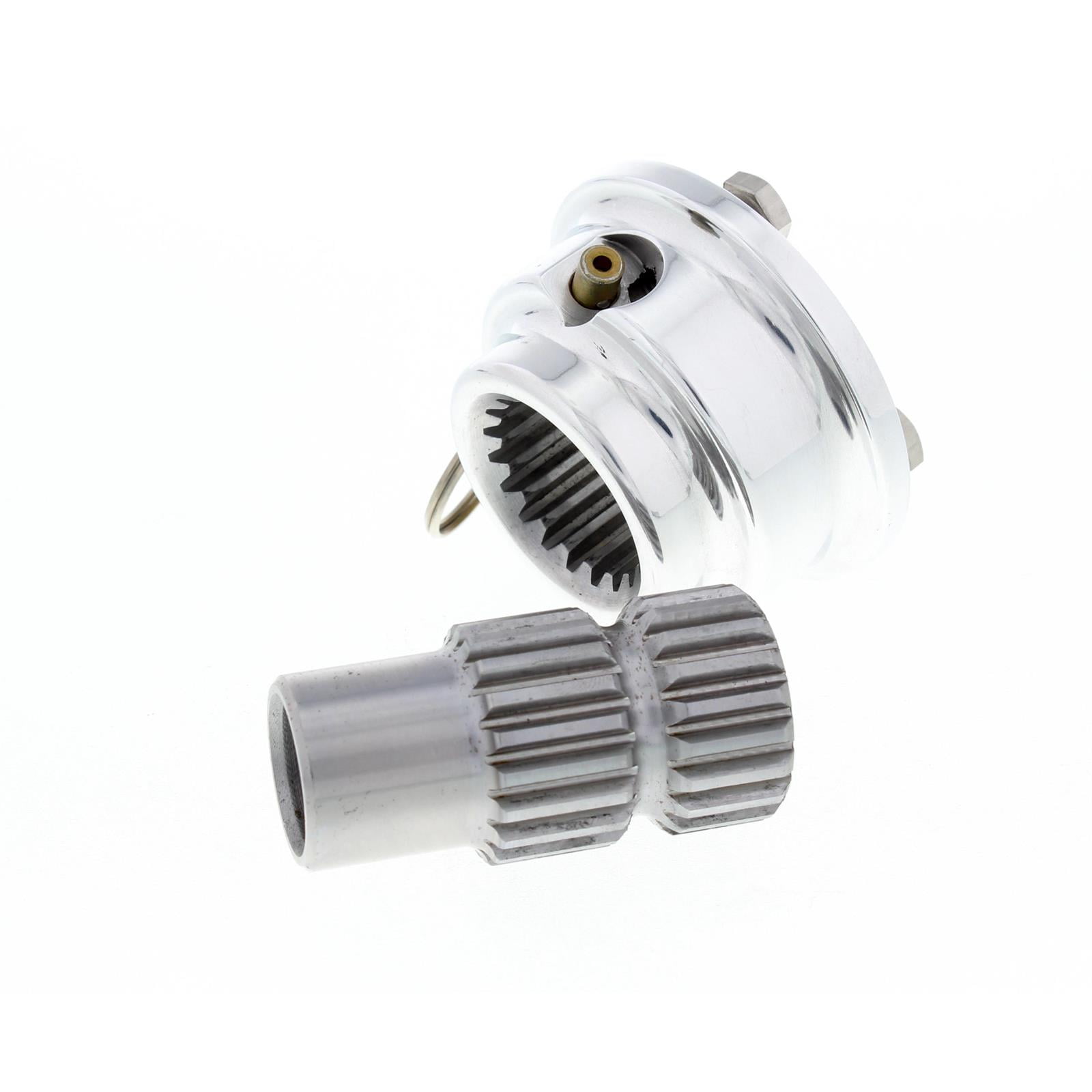 Pin-Style Quick Release Aluminum Steering Wheel Hub, 3/4In Steel Shaft