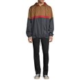 thumbnail image 2 of No Boundaries Men's Half Zip Windbreaker, up to Size 5XL, 2 of 6