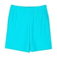 thumbnail image 3 of AJTQTH Girls Boys Kids Shorts Elastic Waist Trunks Solid Color Short Pants with Pockets Summer Knee Length Wide-Leg Clothes Outfits Light Blue 5 Years, 3 of 5