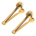 thumbnail image 1 of Iaxsee Paquete De 2 Pinzas Para Ensalada Doradas De Acero Inoxidable De 9 Pulgadas, Antideslizantes Y De Fácil Agarre, Clip De Bloqueo Inteligente, Práctico Utensilio Para Cocinar, Servir Barbacoa, Bu, 1 of 5