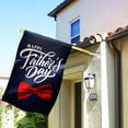 thumbnail image 6 of Happy Father''s Day Red spotted Bow Tie Decoration House Flag Outdoor Yard Flag 28" x 40", 6 of 6