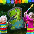 thumbnail image 2 of Dinosaur T-Rex Pinata Hatching From Egg Bulk Candy Fill Spill Pinatas - Dino Party Favor Game Kids Boy Girl Birthday Party Supplies - Animal Theme Decor Events School Parties - 16 X 11.5 X 5.5 In, 2 of 9
