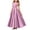 Beige, variant on Girls Sleeveless Hi-Lo Satin Dress Pleated A-Line Maxi Princess Dress Wedding Elegant Ball Gown Dresses for 0-15 Years