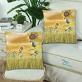 thumbnail image 2 of MKHERT Sunflowers Throw Pillowcase Pillow Cover Cushion Couver 18x18 inch, Set of 2, 2 of 3