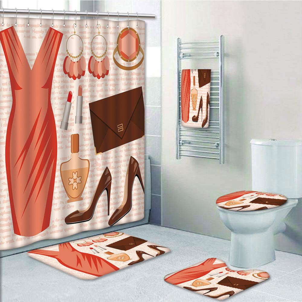 PRTAU Heels Dresses Accessories Fashion Cocktail Dress Lipstick