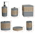 Decozen Bathroom Accessories Set of 6 Includes Soap Lotion Dispenser